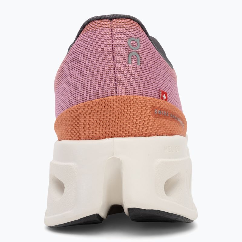 Women's On Running Cloudeclipse tangerine/ivory running shoes 6