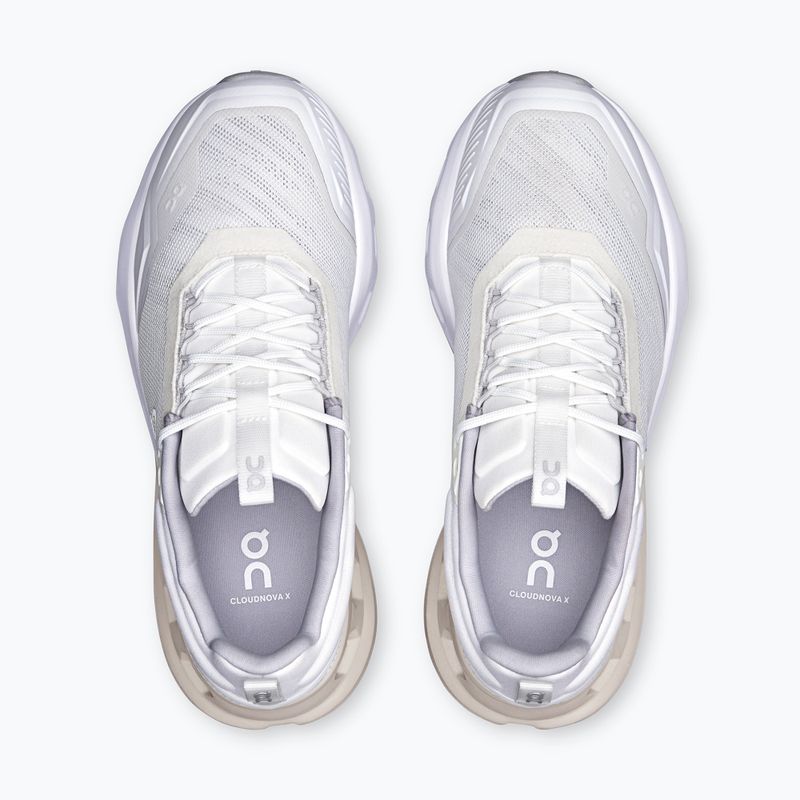 Women's training shoes On Running Cloudnova X white/glacier 6