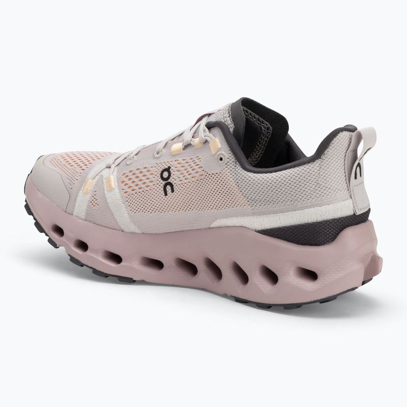 Women's running shoes On Cloudsurfer Trail silver/mauve 3