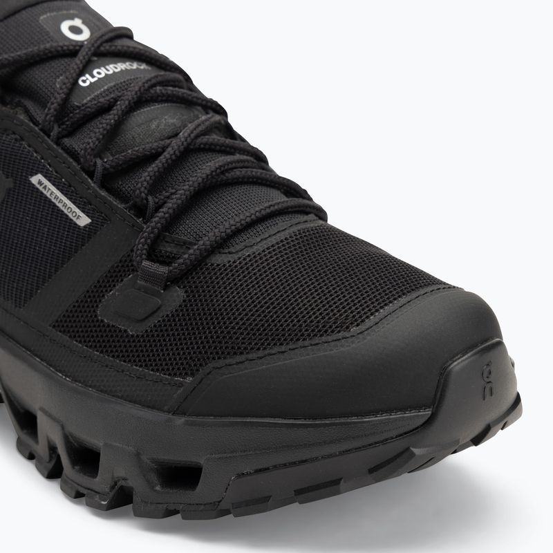 Men's shoes On Running Cloudrock Low Waterproof black/black 7