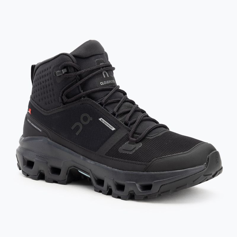 Men's shoes On Cloudrock Mid Waterproof black/black