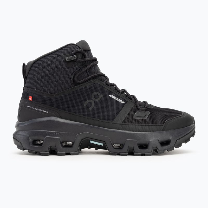 Men's shoes On Cloudrock Mid Waterproof black/black 2
