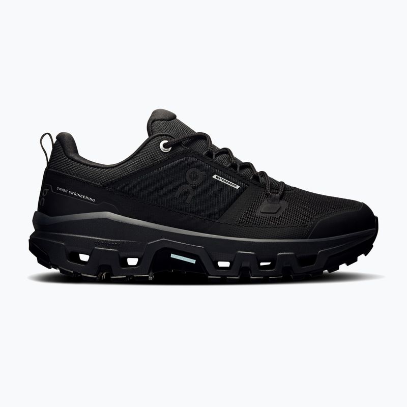 Women's shoes On Running Cloudrock Low Waterproof black/black 8