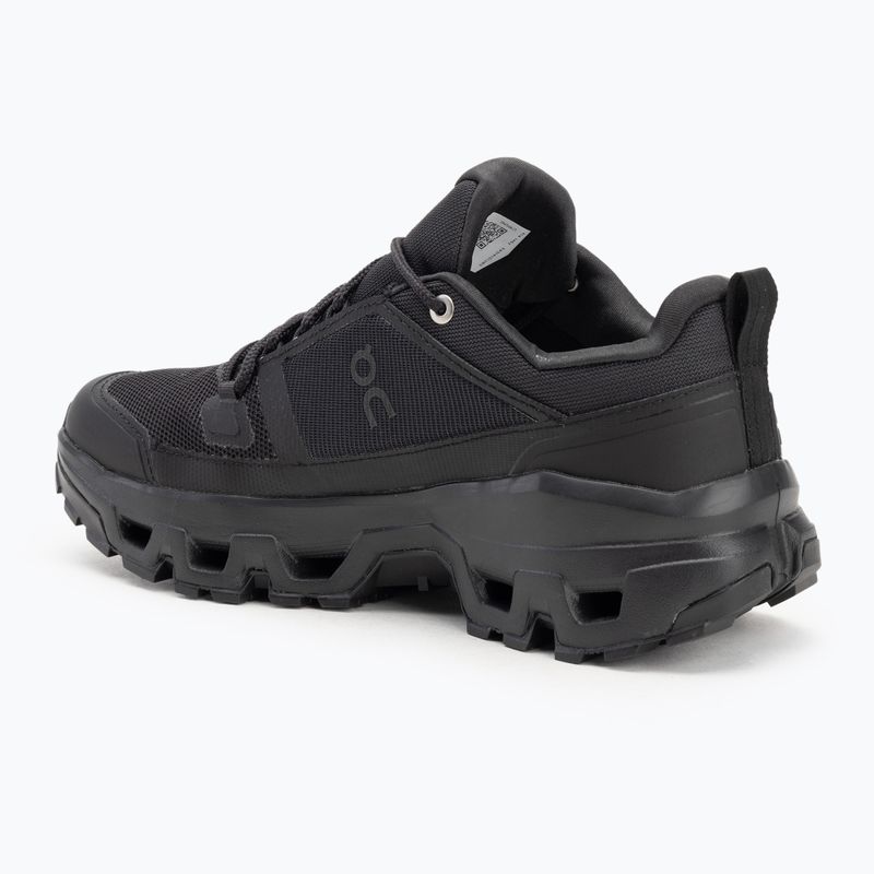 Women's shoes On Cloudrock Low Waterproof black/black 3