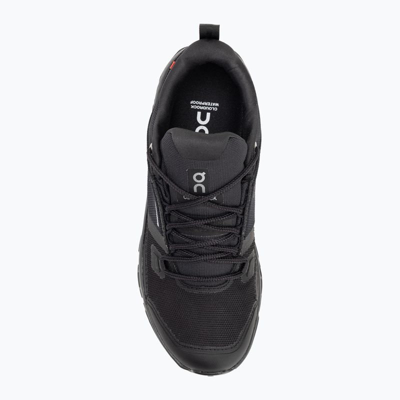 Women's shoes On Running Cloudrock Low Waterproof black/black 5