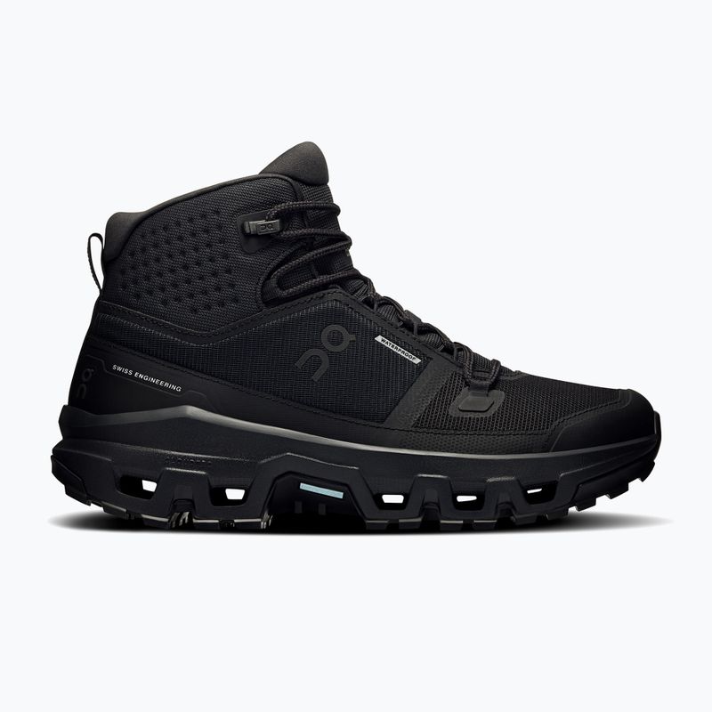 Women's shoes On Running Cloudrock Mid Waterproof black/black 8