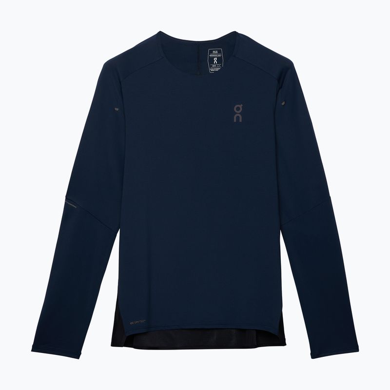 Men's On Performance Long-T navy/black running longsleeve 8