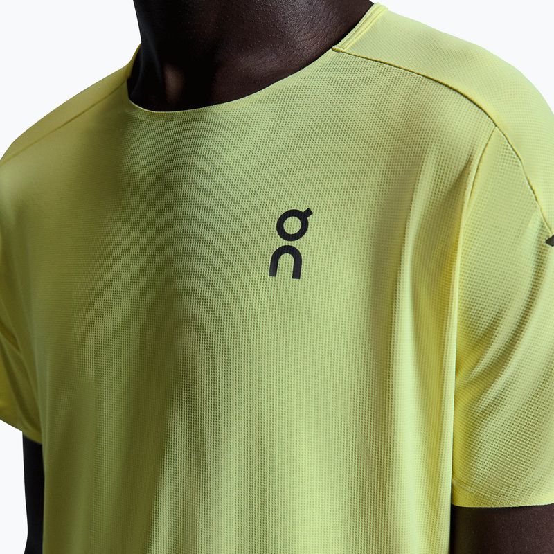 Men's On Performance-T limelight/lime running shirt 5