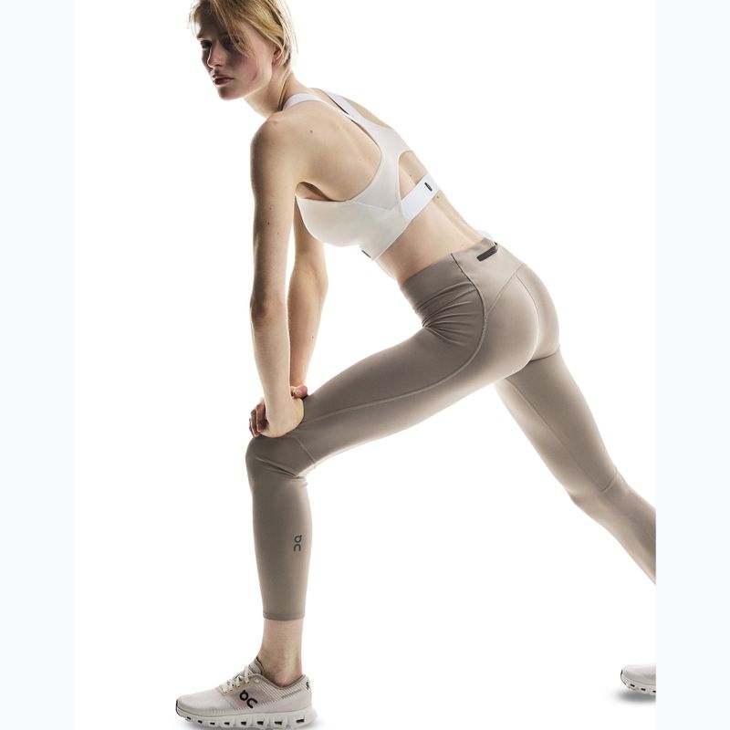 Women's training leggings On Running Performance Tights 7/8 cinder 5
