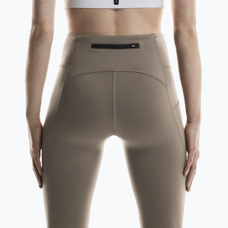 Women's training leggings On Running Performance Tights 7/8 cinder 7