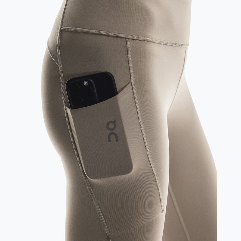 Women's training leggings On Running Performance Tights 7/8 cinder 8