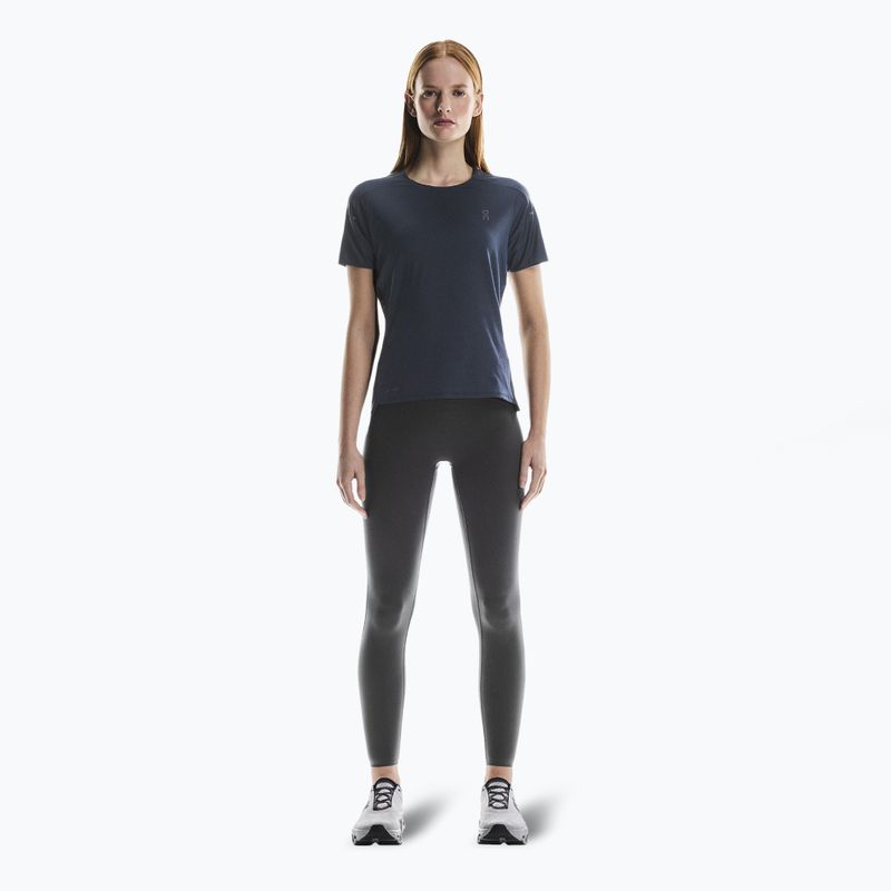 Women's running T-shirt On Performance-T navy/black 2