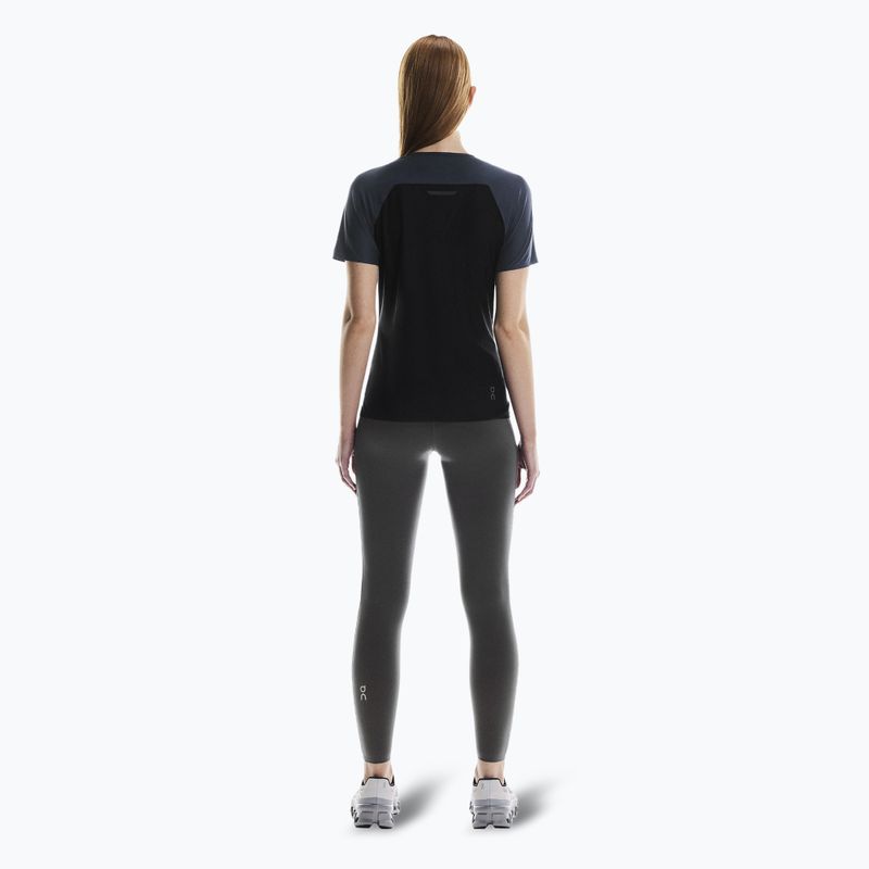 Women's running shirt On Running Performance-T navy/black 3