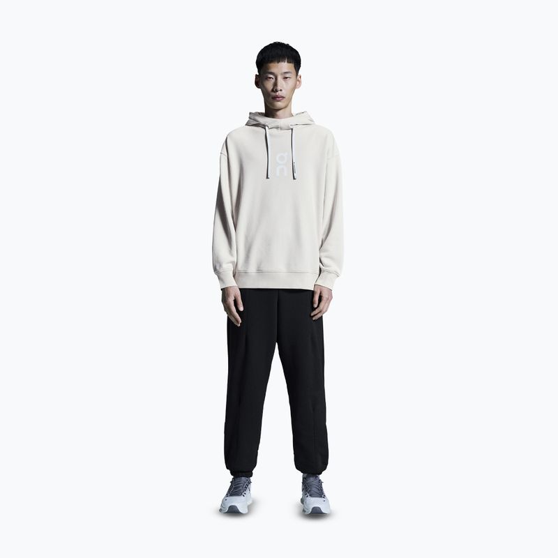 Men's On Running Club Hoodie silver 2