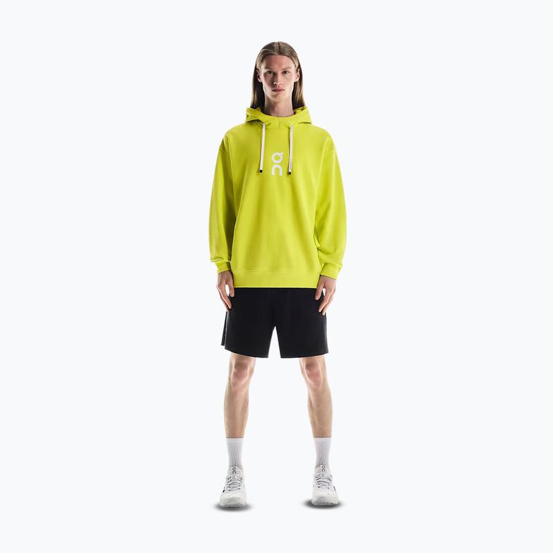 Men's On Running Club Hoodie lime 2