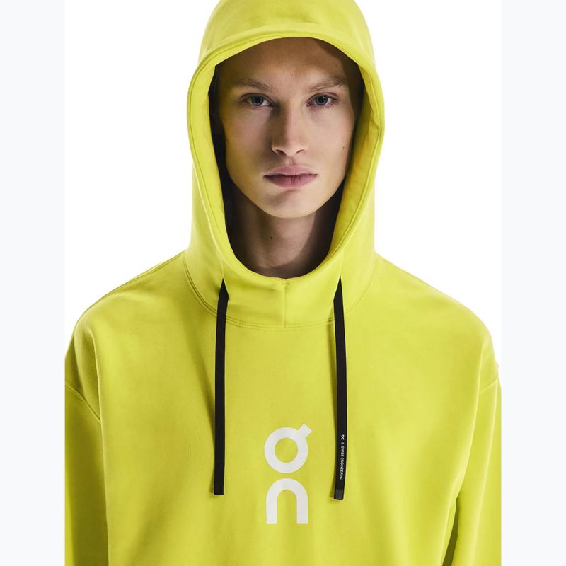 Men's On Running Club Hoodie lime 4