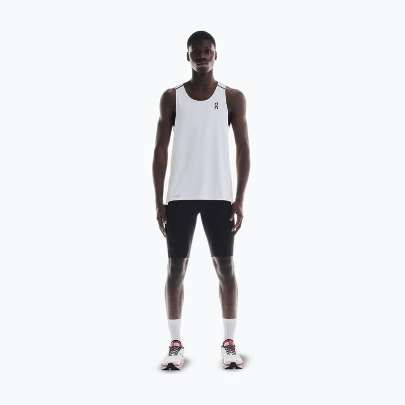 Men's running top On Performance Tank white/silver 2
