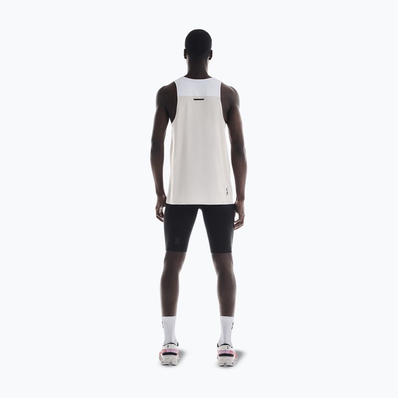 Men's running top On Performance Tank white/silver 3