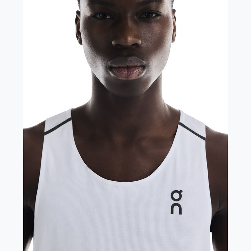 Men's running top On Performance Tank white/silver 6