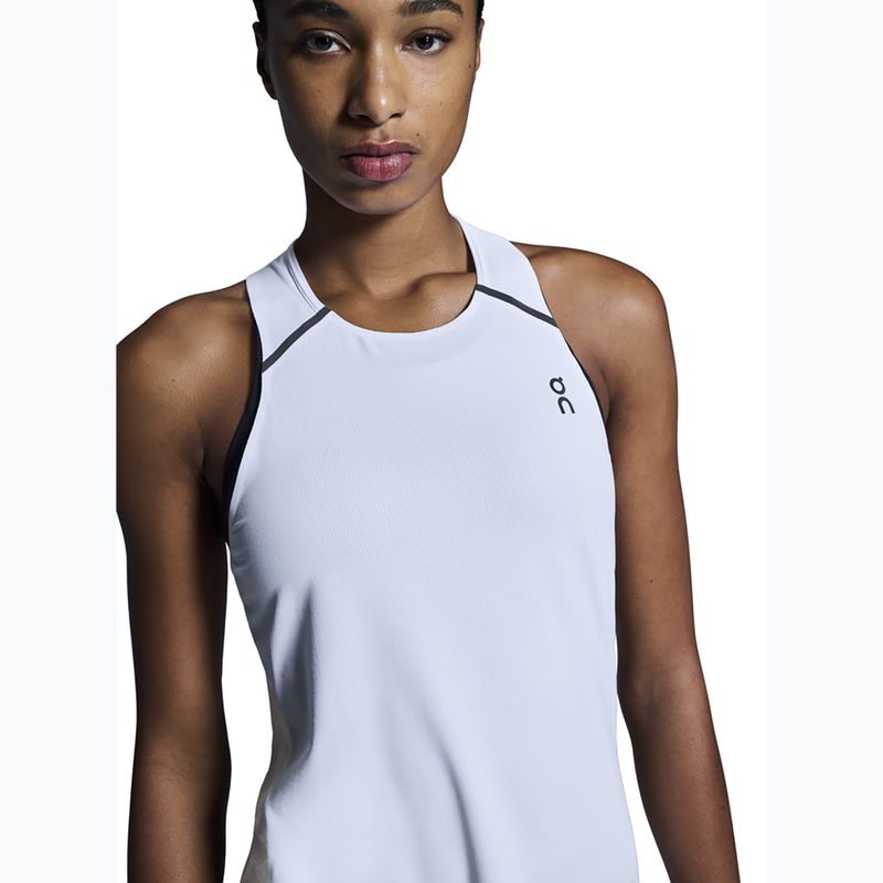 Women's running top On Performance Tank white/silver 4