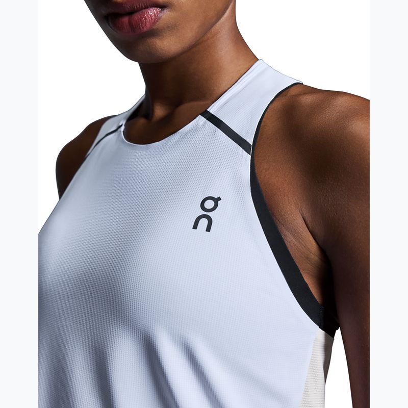 Women's running top On Performance Tank white/silver 6