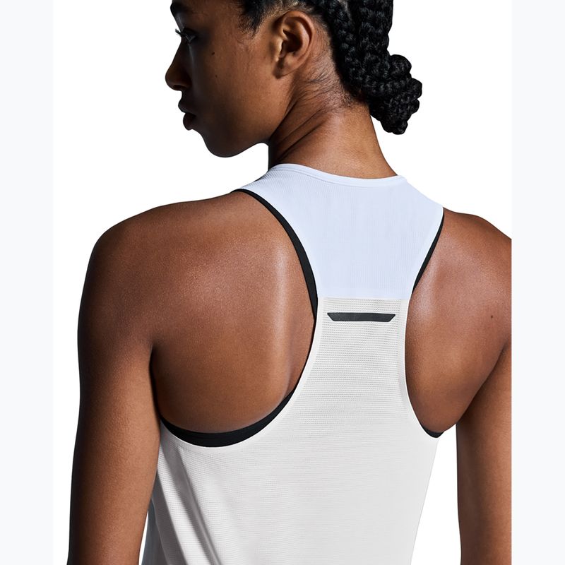 Women's running top On Performance Tank white/silver 7