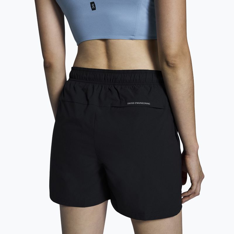Women's running shorts On 5" Core black 6