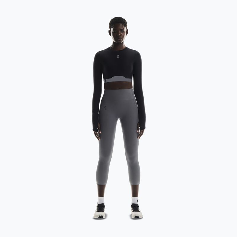 Women's training longsleeve On Train Crop black 2