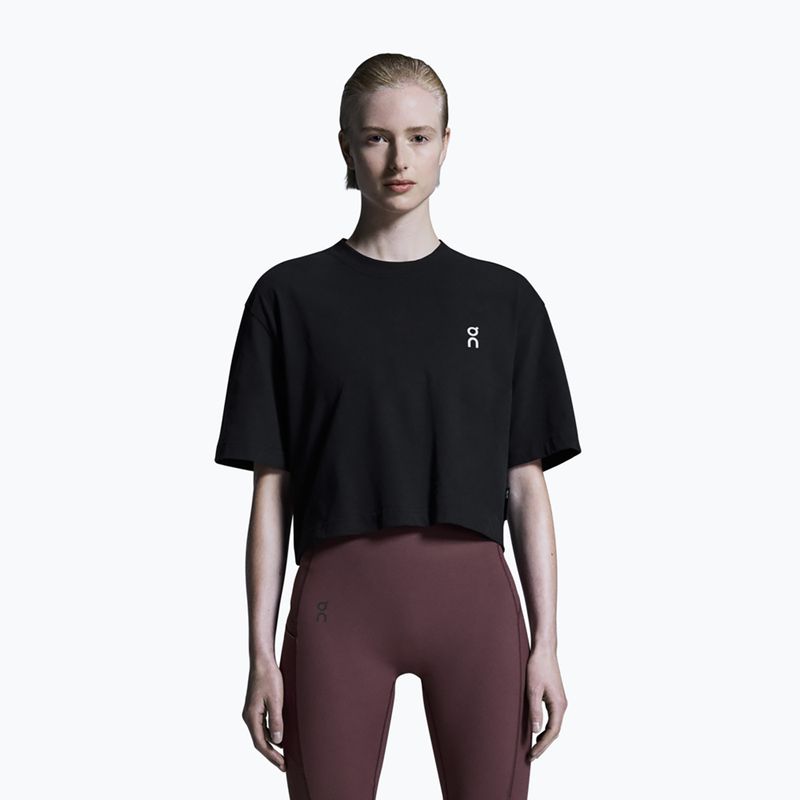 Women's T-shirt On Club Boxy-T wlack