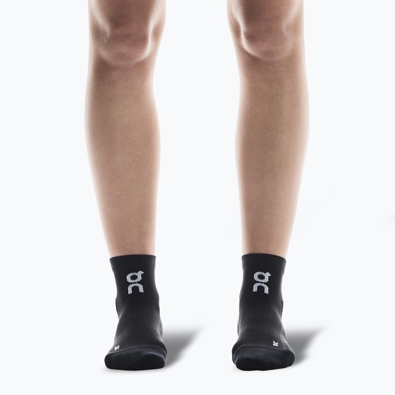 Socks On Core Run Mid 2 pairs black 2