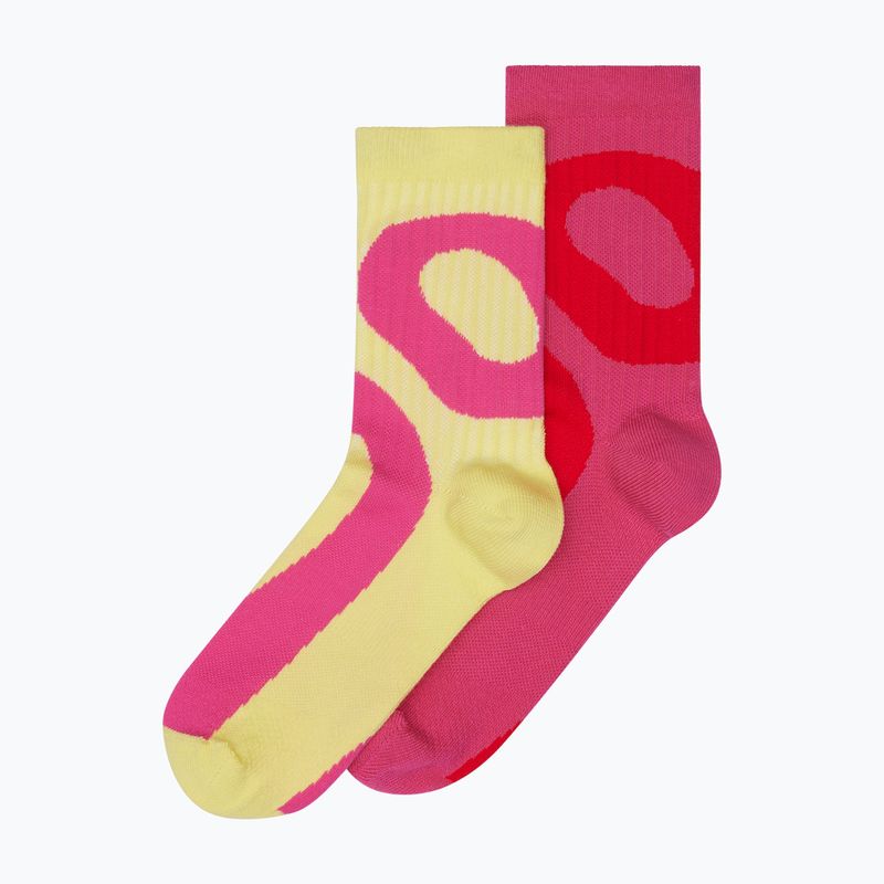 Socks On Liquid Logo High 2 pairs limelight/pink