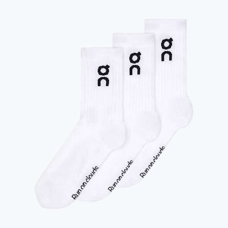 Socks On Logo High 3 pairs white