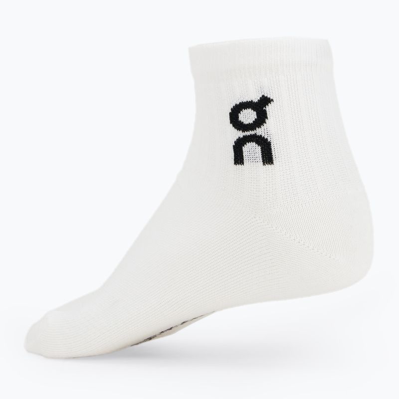 Socks On Running Logo Sock Mid 3 pairs white 2