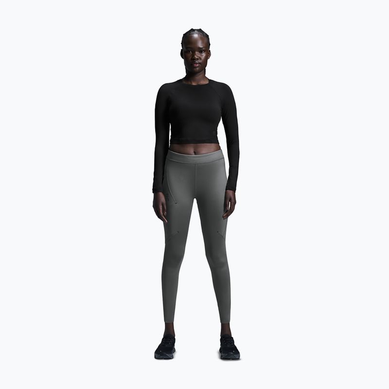Women's training longsleeve On Running Studio Long-T Crop black 2