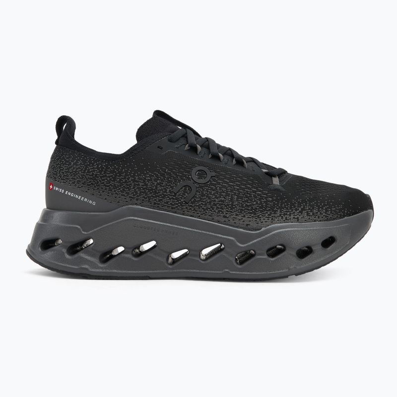Men's On Cloudsurfer Max Wide black/eclipse running shoes 2
