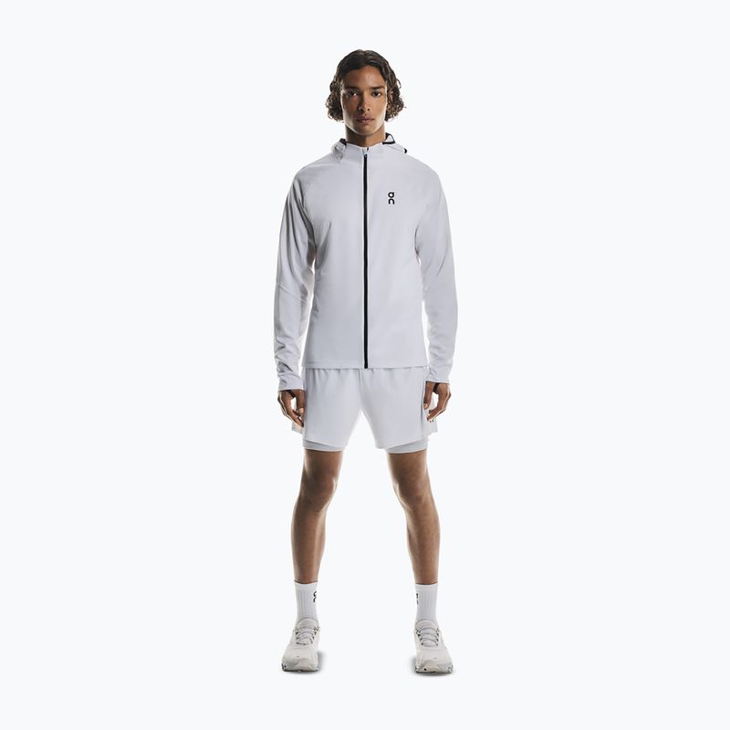 Men's running sweatshirt On Climate Zip Hoodie white 2