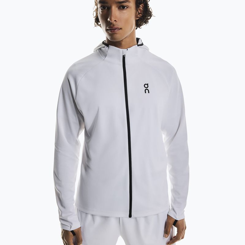 Men's running sweatshirt On Climate Zip Hoodie white 3