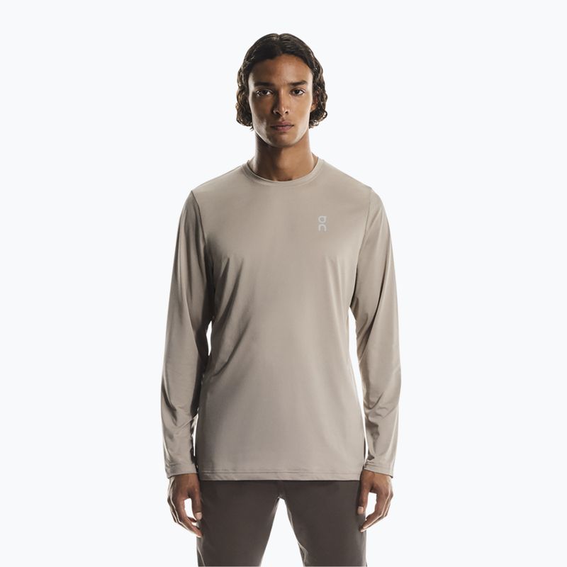 Men's On Core Long-T undyed-white running longsleeve