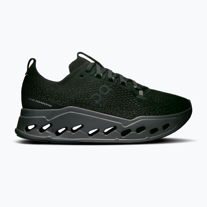 Women's On Cloudsurfer Max Wide black/eclipse running shoes