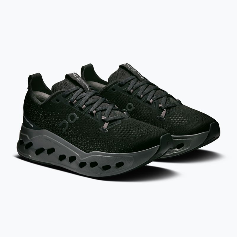 Women's On Cloudsurfer Max Wide black/eclipse running shoes 3