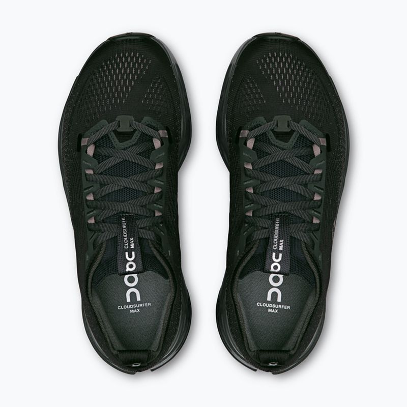 Women's On Cloudsurfer Max Wide black/eclipse running shoes 5