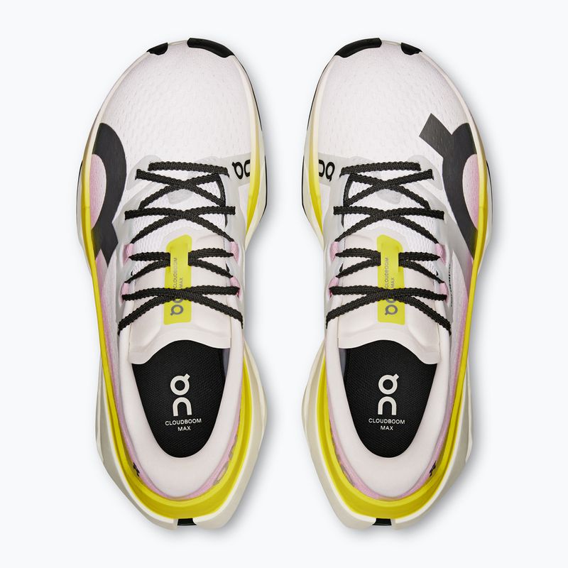 Women's On Cloudboom Max lime/raspberry running shoes 13