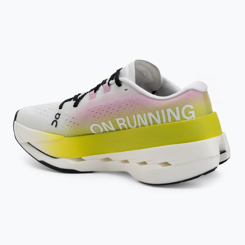 Women's On Cloudboom Max lime/raspberry running shoes 3