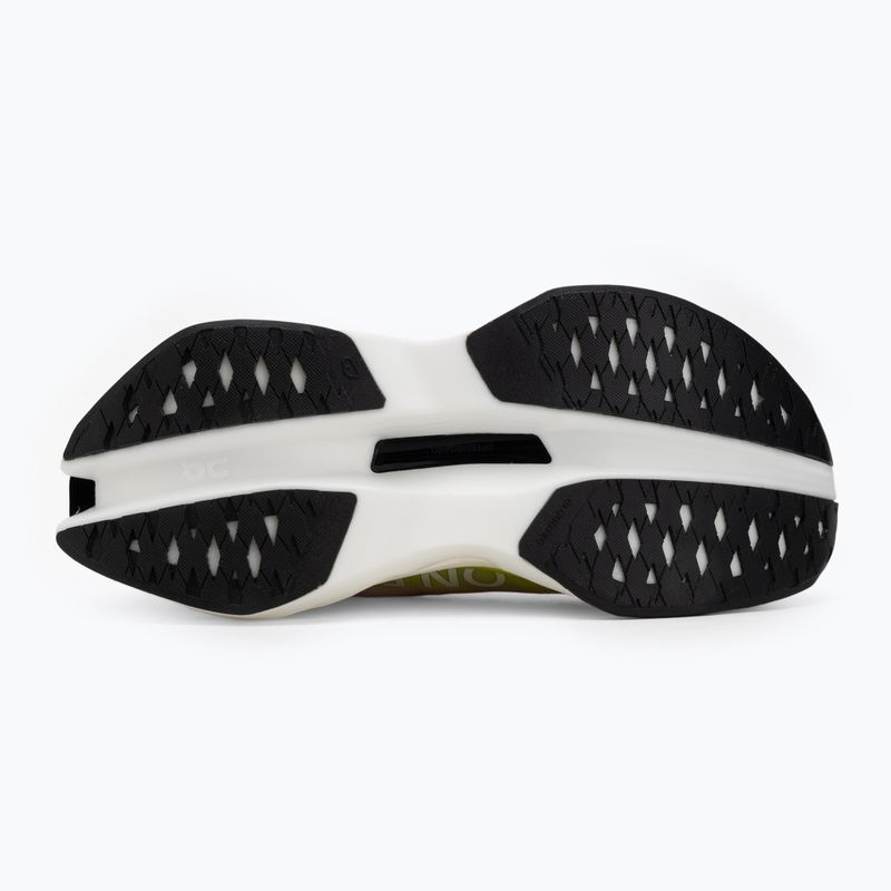 Women's On Cloudboom Max lime/raspberry running shoes 4