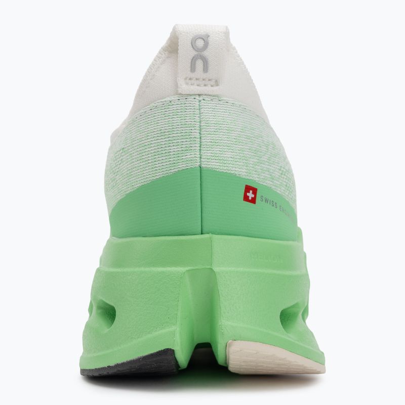 Men's On Cloudsurfer Max ivory/honeydew running shoes 6