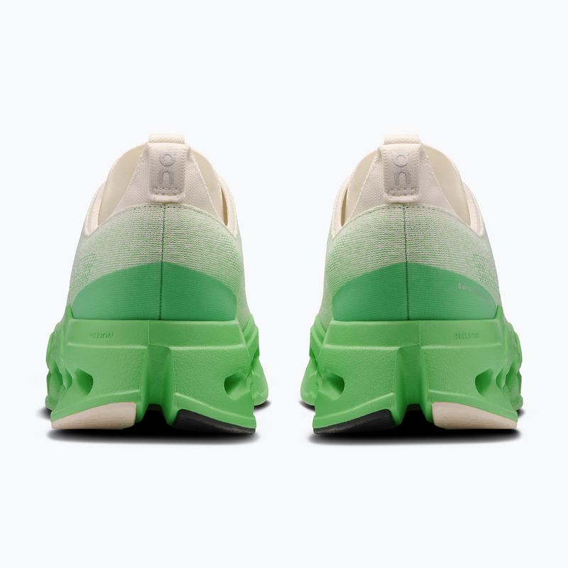 Men's On Cloudsurfer Max ivory/honeydew running shoes 4