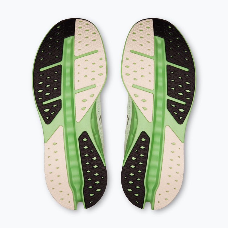 Men's On Cloudsurfer Max ivory/honeydew running shoes 5