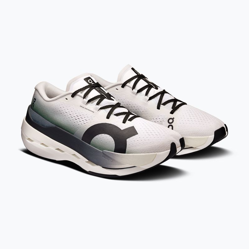 Men's On Cloudboom Max white/black running shoes 3