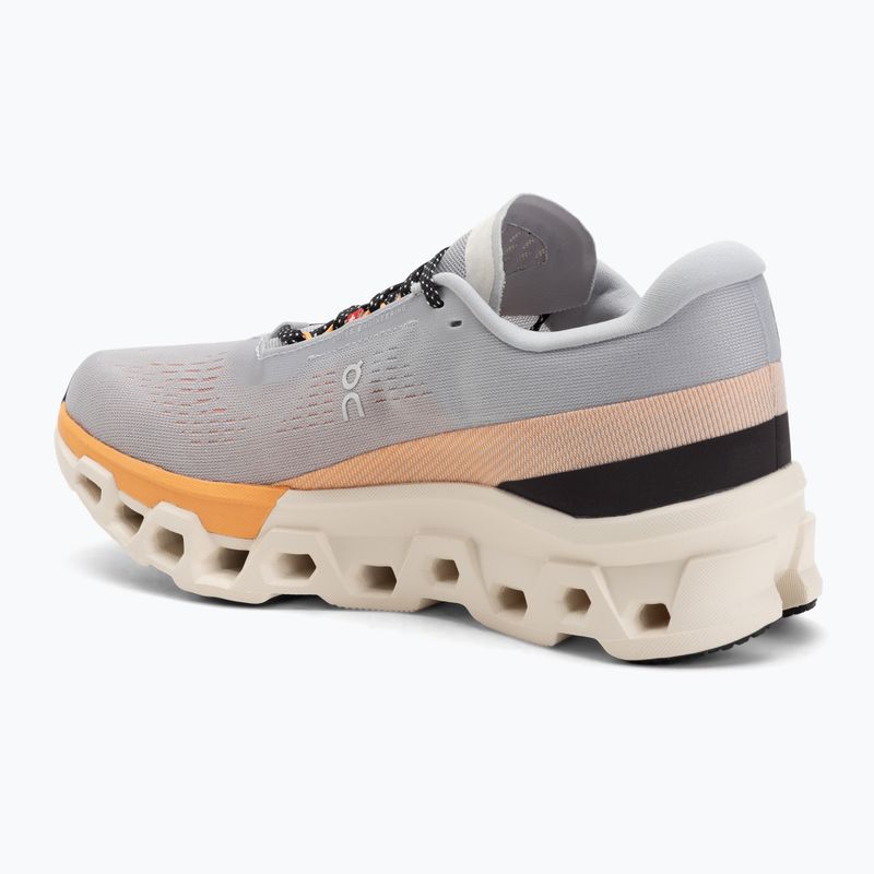 Men's On Cloudmonster 2 glacier/tangerine running shoes 3
