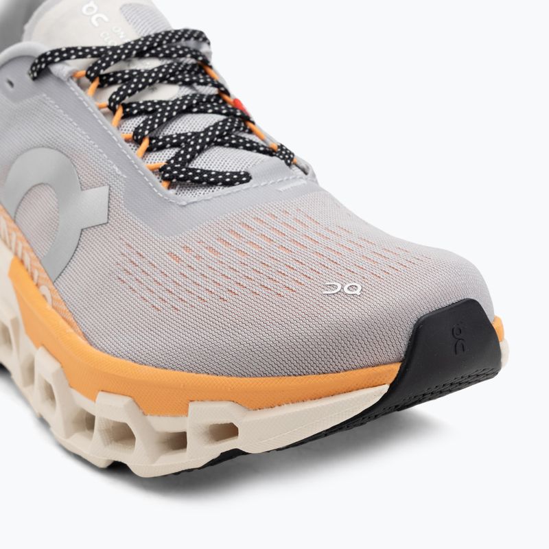 Men's On Cloudmonster 2 glacier/tangerine running shoes 7